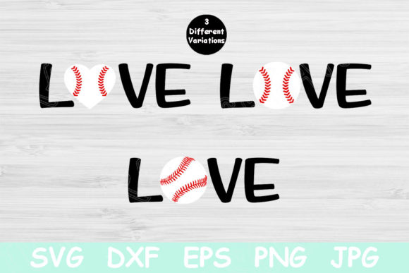 Download Baseball Love Svg Files for Cricut - Love Collection
