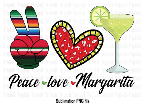 Download Cinco De Mayo Peace Love Margarita Sub - Love Collection