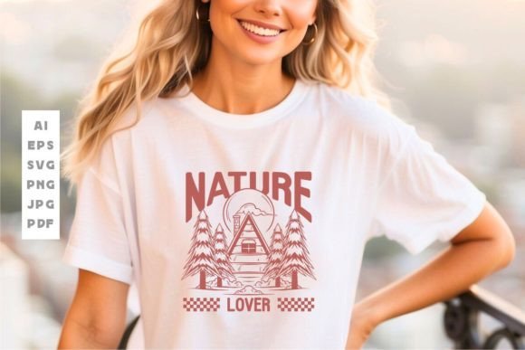Download Nature Lover Cabin House SVG Design - Love Collection