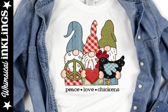 Download Peace Love Chickens Gnomes - Love Collection