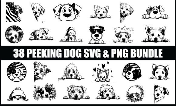 Download Peeking Dog SVG Bundle, Pet Lover Gifts - Love Collection