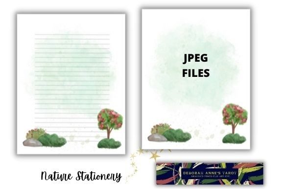Download Nature Lover Stationery Trees Rocks - Love Collection