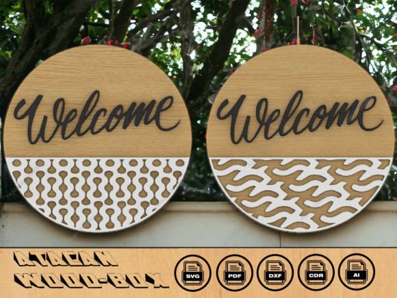 Download Door Sign Laser SVG Files - DIY Glowforg - Premium Resources