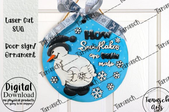 Download Farting Snowman Door Sign Laser SVG - Premium Bundle